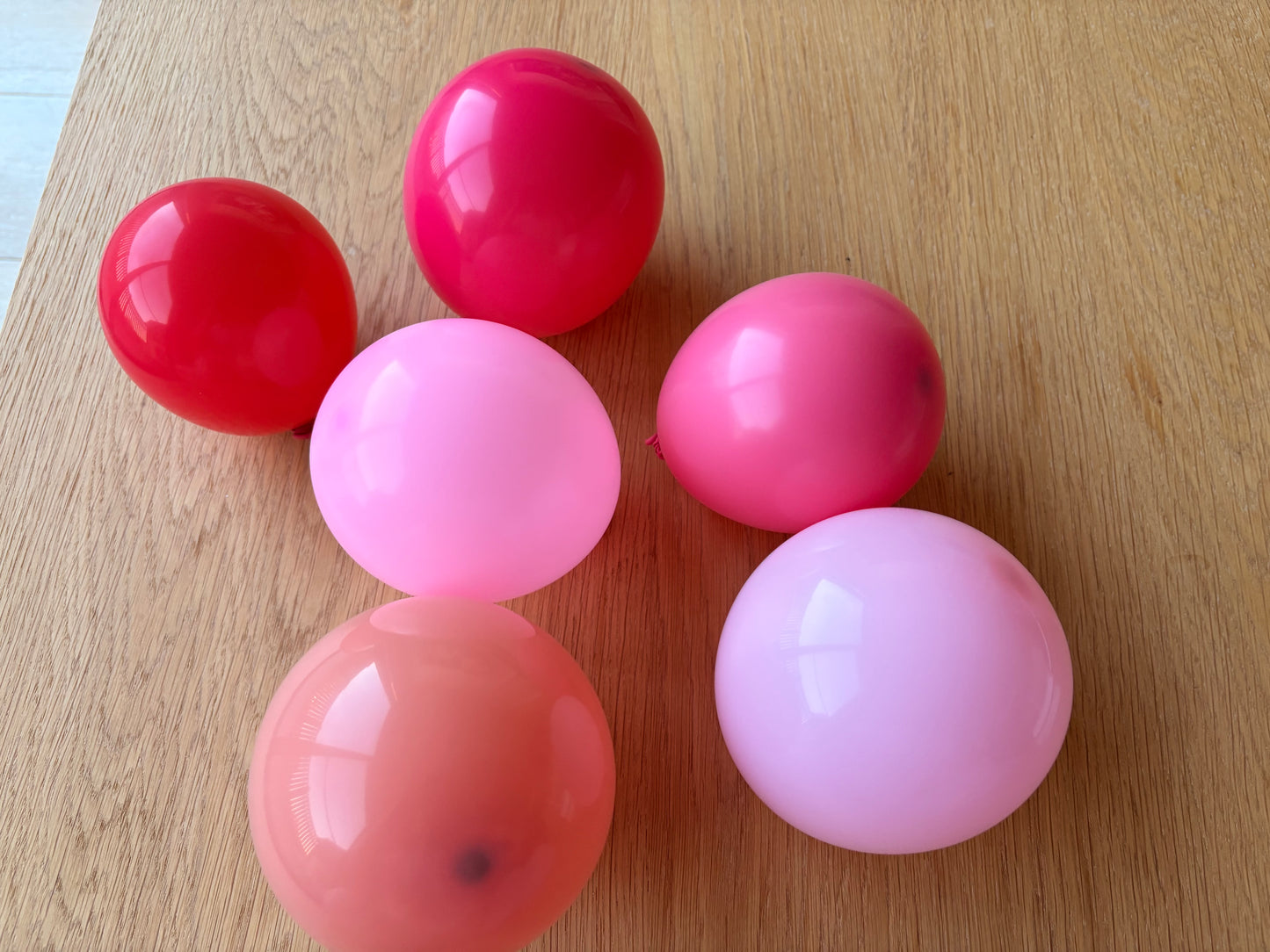 Pink & Red Latex Balloons | Pink Party Balloons | 5", 10" & 18"