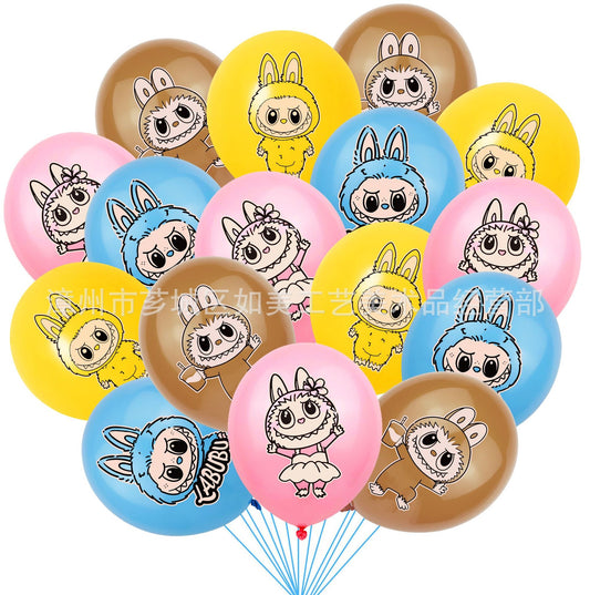 LABUBU1 Balloons 8 ps 12" Latex Happy Birthday Party Fun KIDS DECOR AU