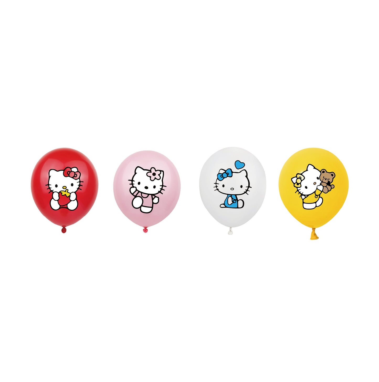 hello kitty Balloons Happy birthday KIDS banner party decor cake topper