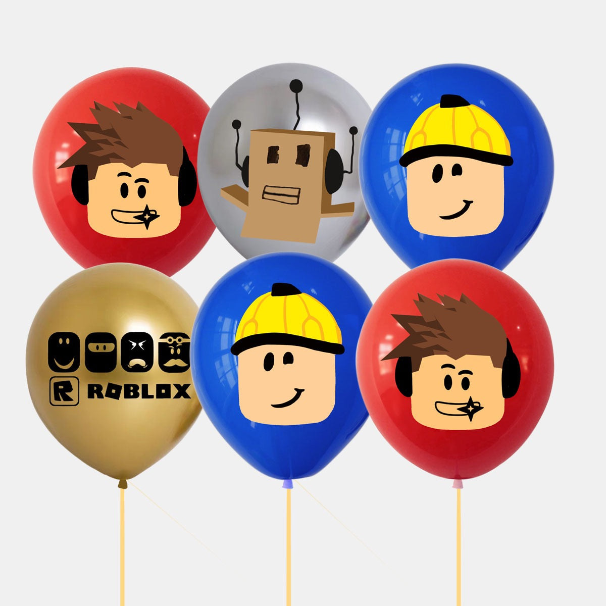 Roblox Balloons 8 ps 12" Latex Happy Birthday Party Fun KIDS DECOR AU