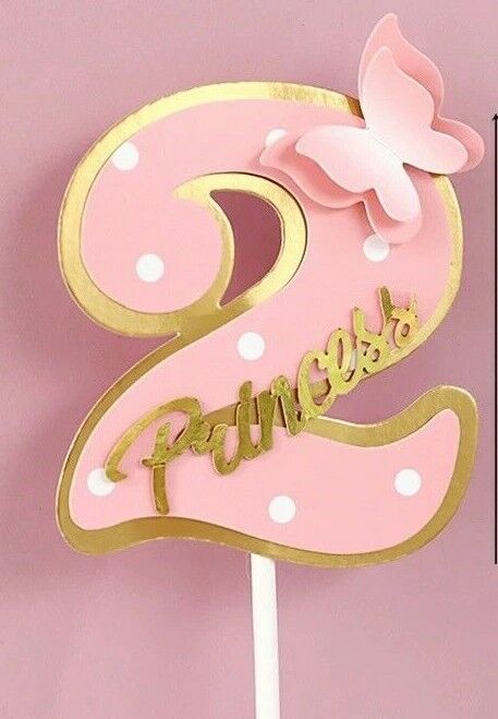 Happy birthday cake topper one two three first second third 1 to 3