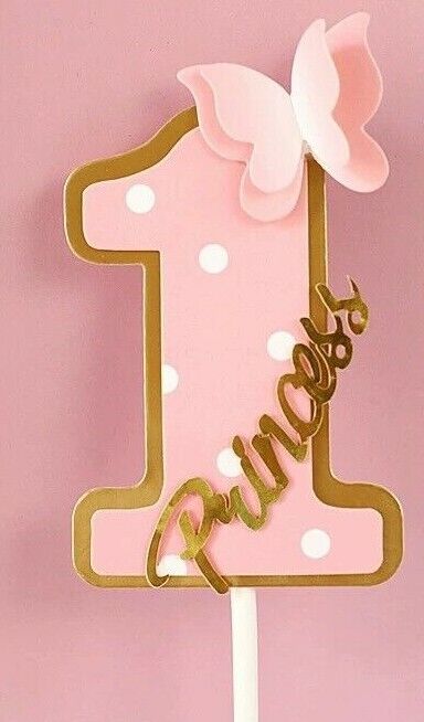 Happy birthday cake topper one two three first second third 1 to 3