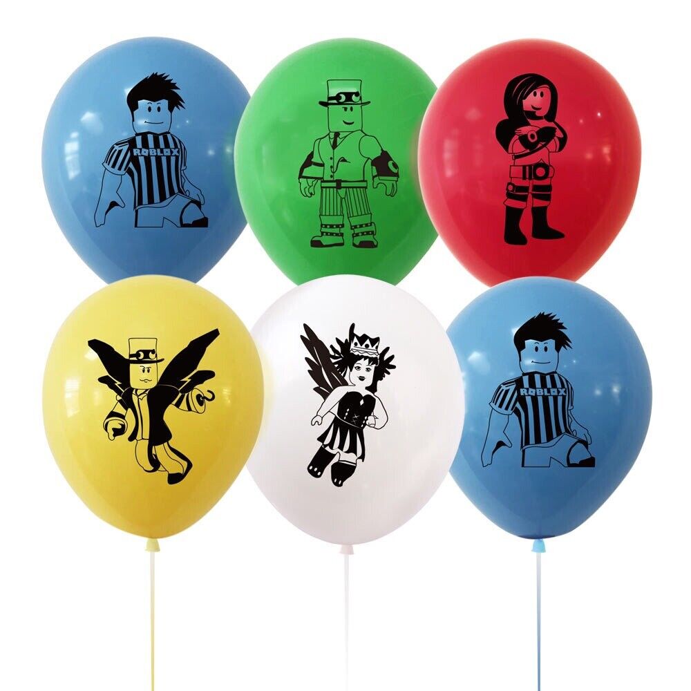 Roblox3 Balloons Happy birthday KIDS banner party set decor AU STOCK