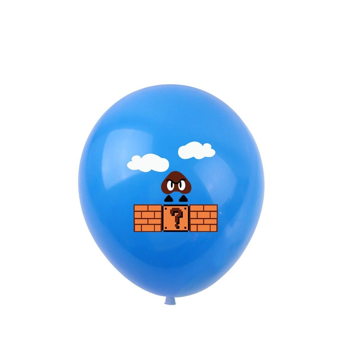 super mario 12 ps Latex Happy Birthday balloons Party Fun KIDS DECOR AU STOCK
