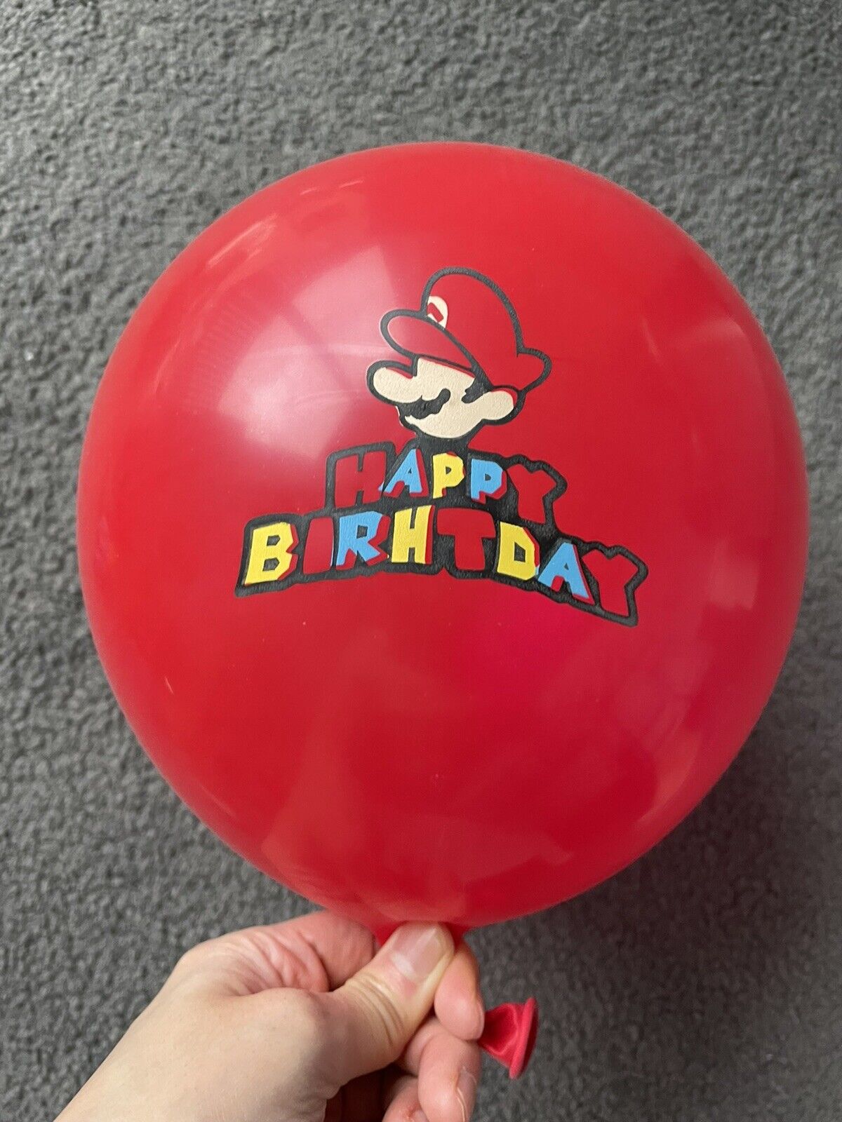 super mario 12 ps Latex Happy Birthday balloons Party Fun KIDS DECOR AU STOCK