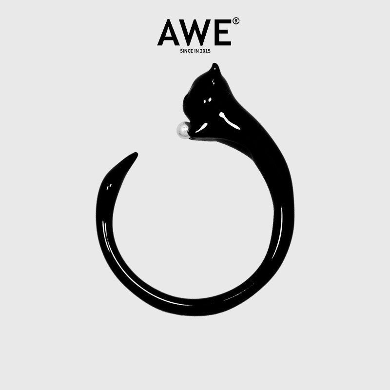 AWE Cute Cat Open Ring