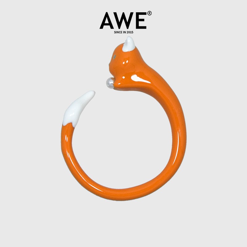 AWE Cute Cat Open Ring