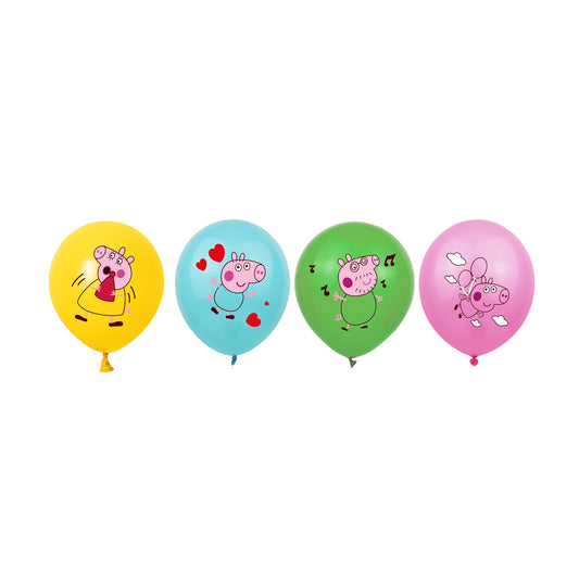 Peppa pig Balloons 8 ps 12" Latex Happy Birthday Party Fun KIDS DECOR AU