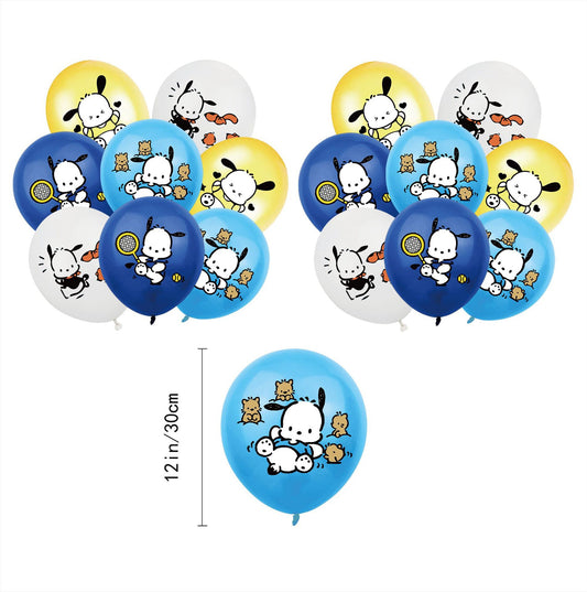 Pochacco Balloons 8 ps 12" Latex Happy Birthday Party Fun KIDS DECOR AU