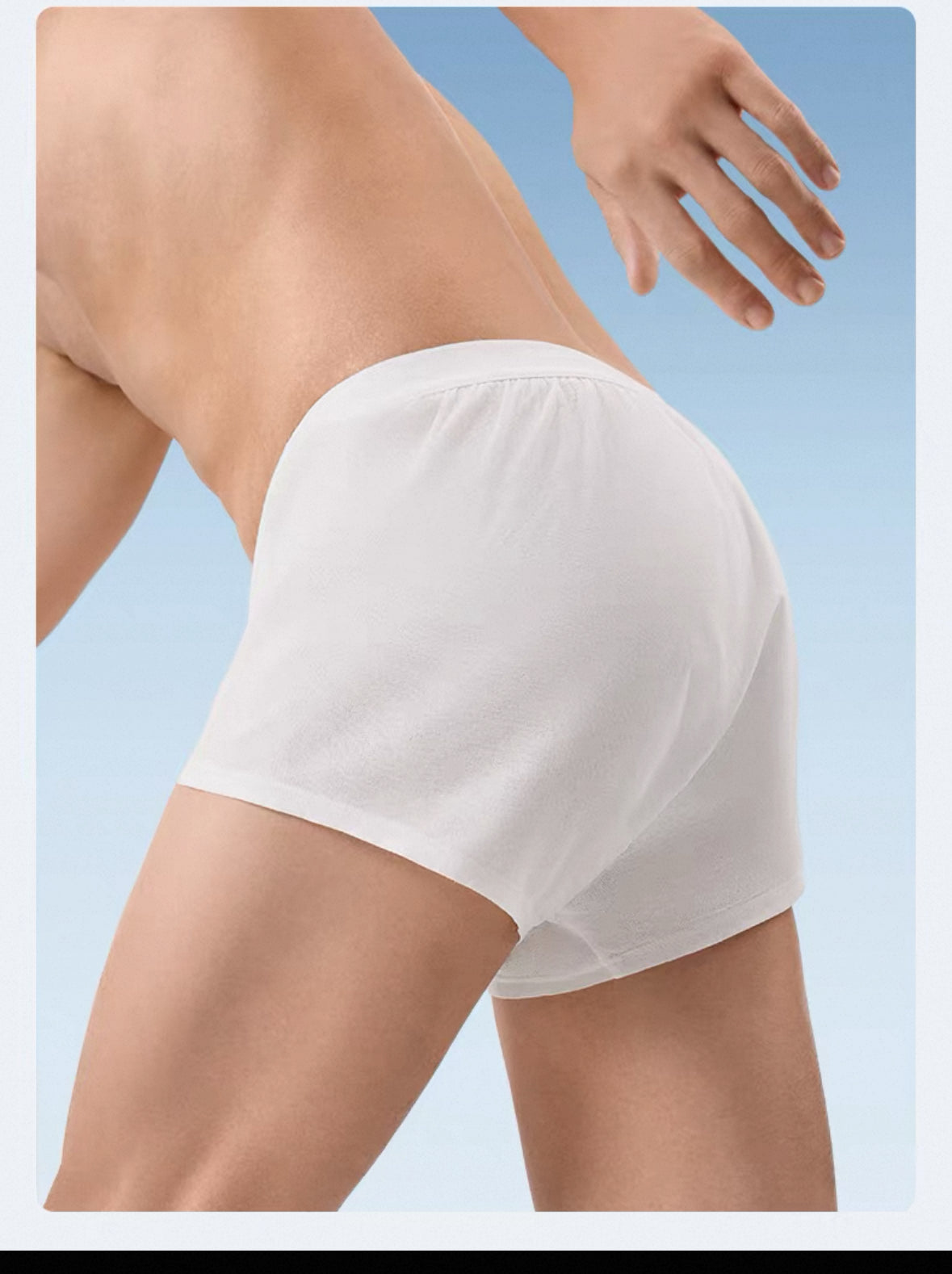 3ps Disposable Men's Underwear (Boxer style) Pure Cotton