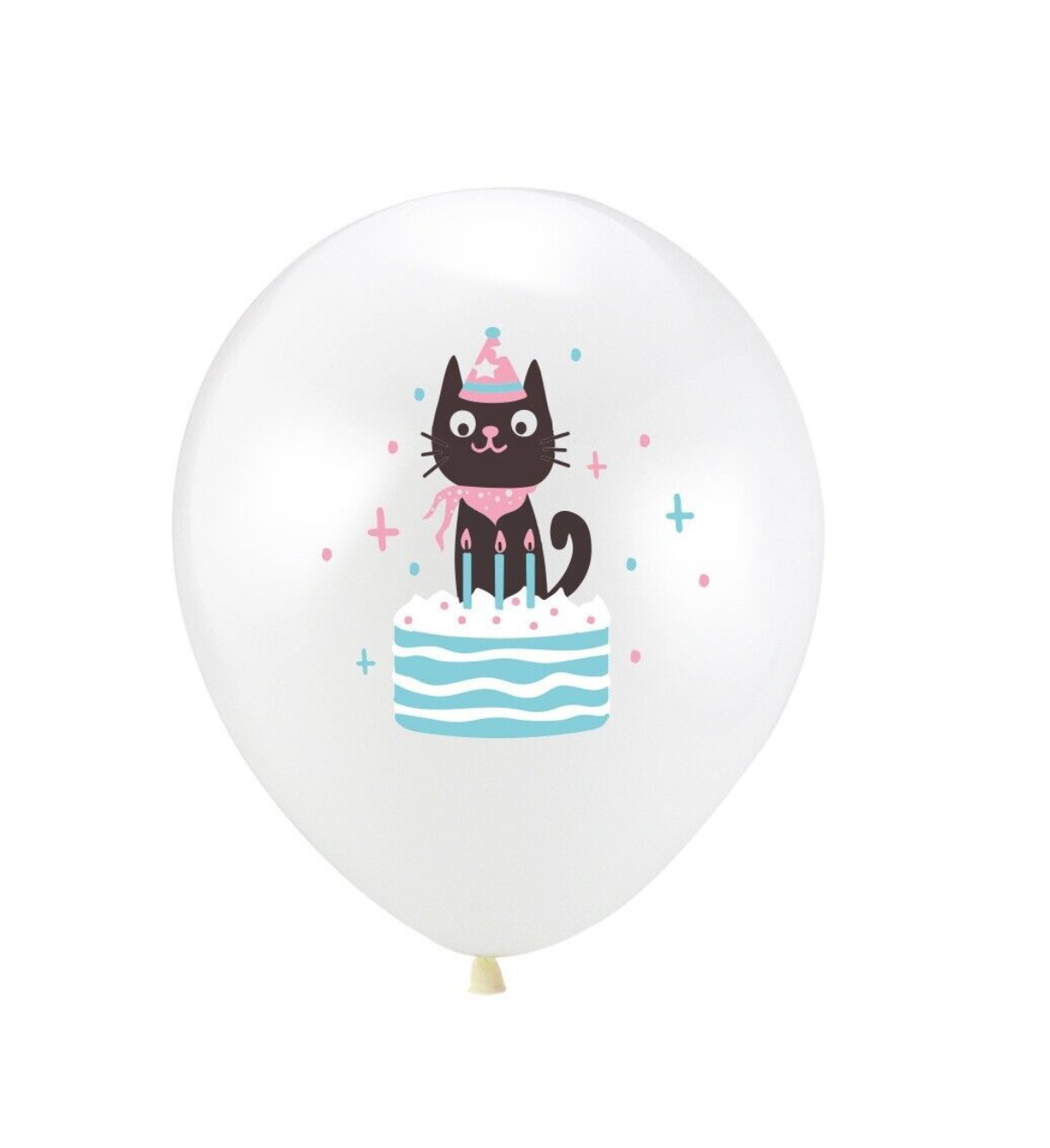 Cats kitties Balloons 6 ps 12" Latex Happy birthday Party Fun KIDS DECOR AU