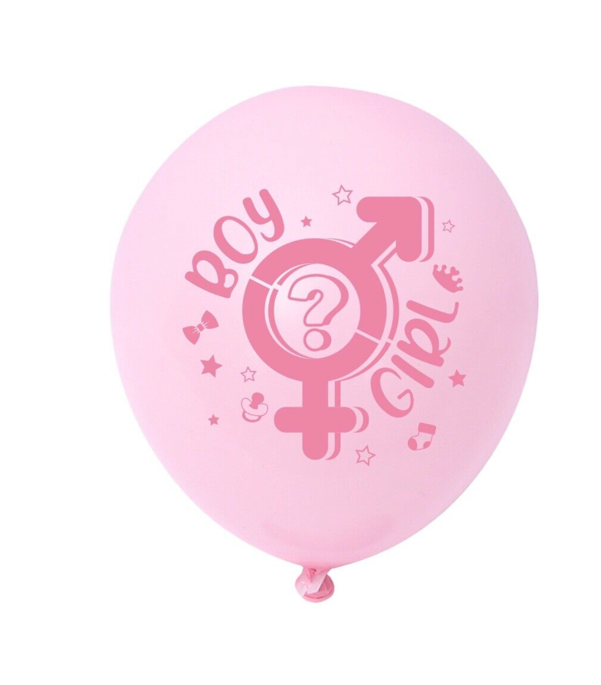 baby shower gender Balloons 6 ps 12" Latex Happy Party Fun KIDS DECOR AU