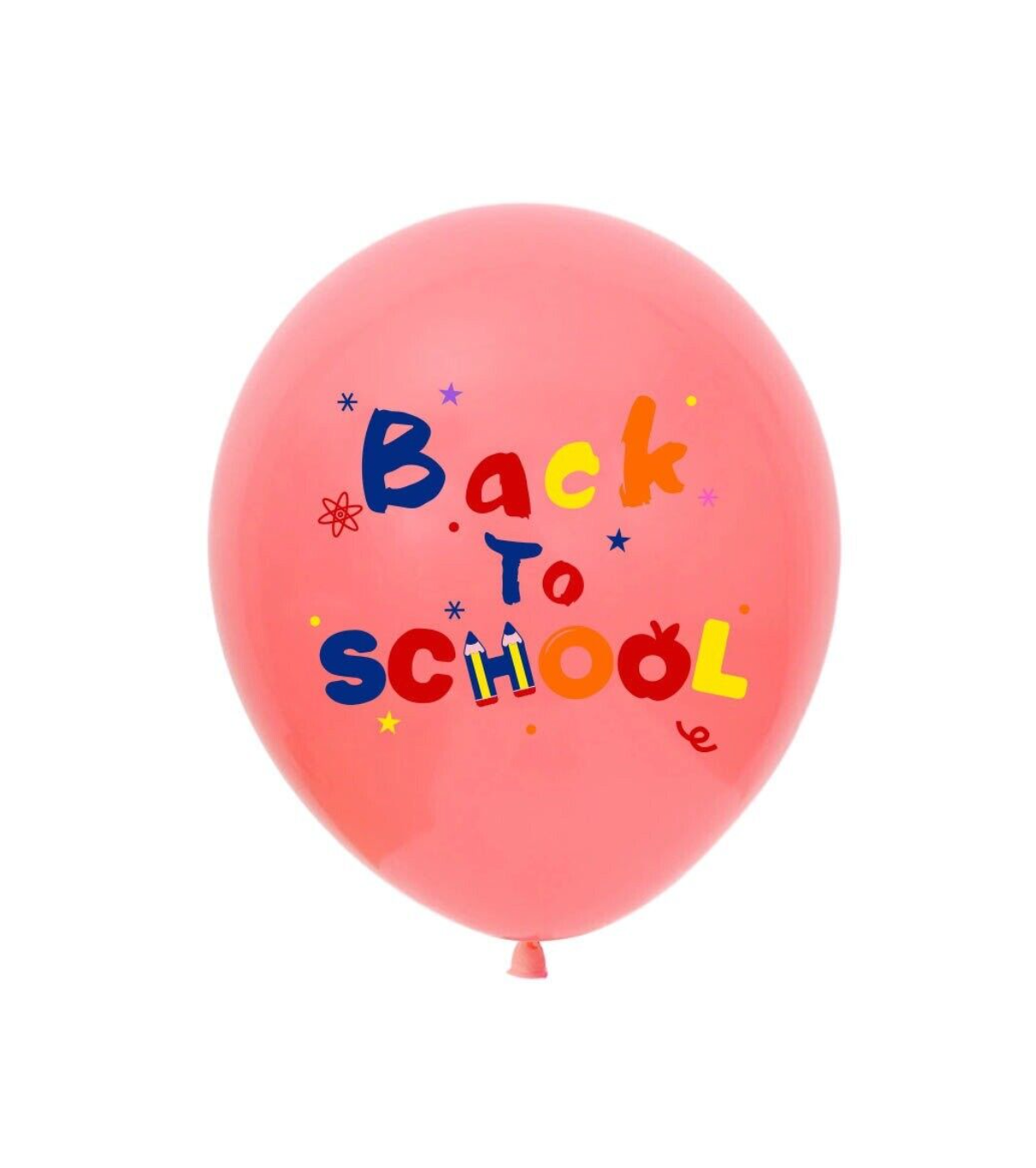 welcome back to school Balloons 6 ps 12" Latex Happy Party Fun KIDS DECOR AU