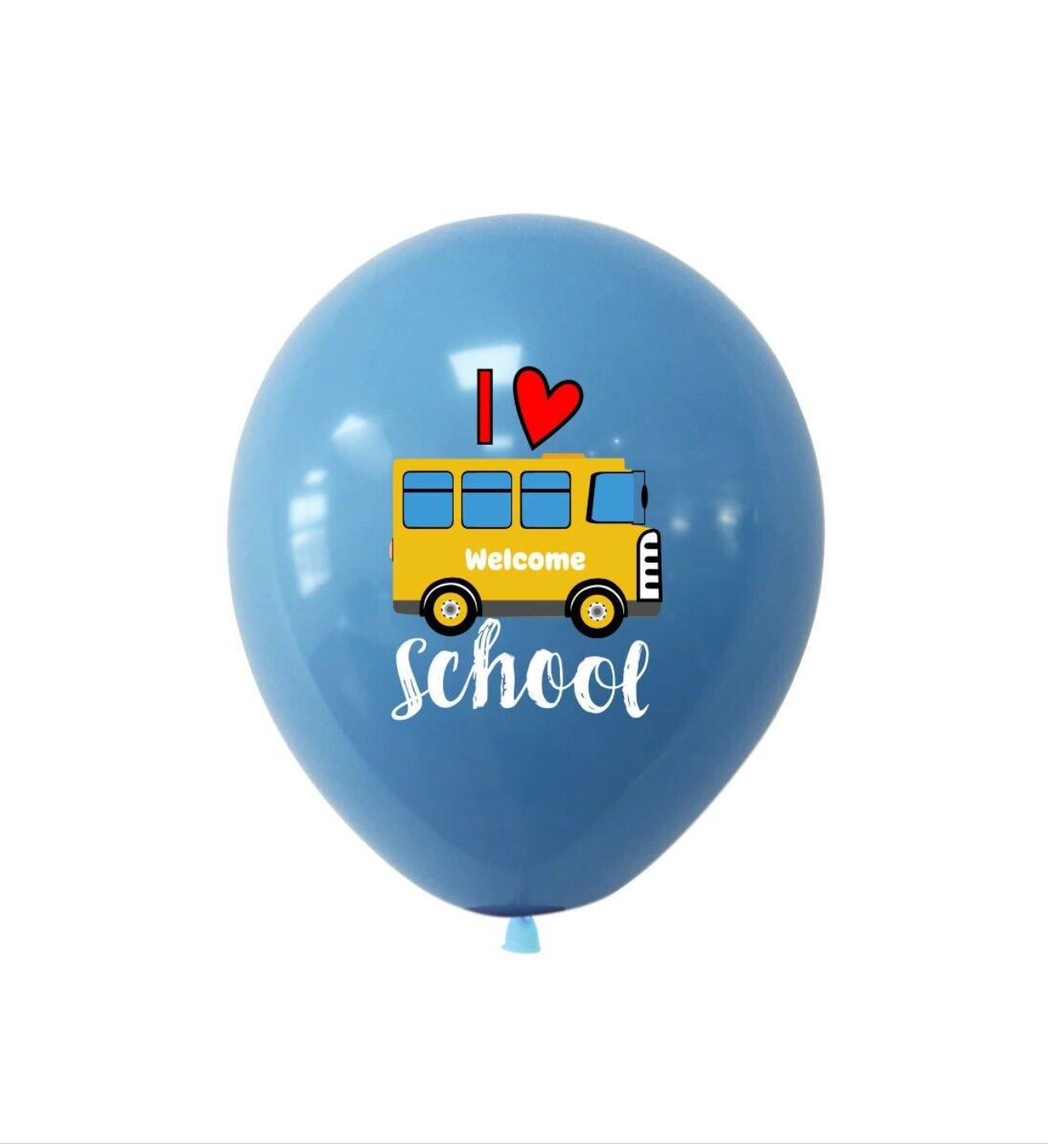 welcome back to school Balloons 6 ps 12" Latex Happy Party Fun KIDS DECOR AU