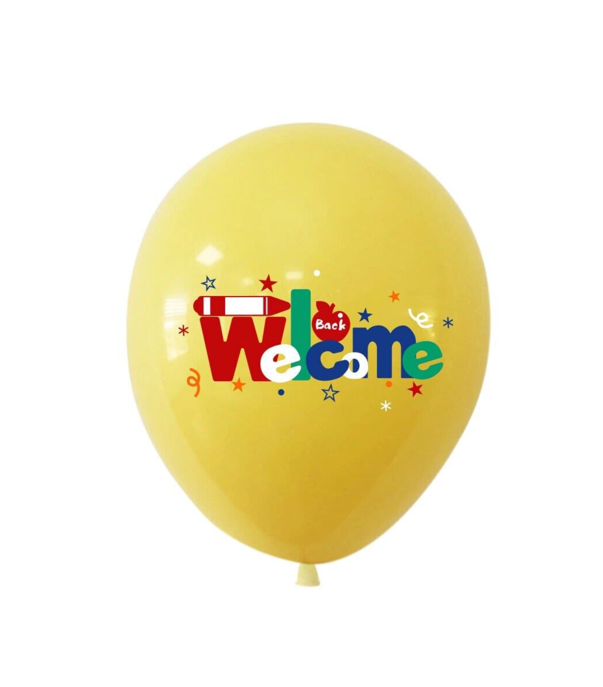 welcome back to school Balloons 6 ps 12" Latex Happy Party Fun KIDS DECOR AU