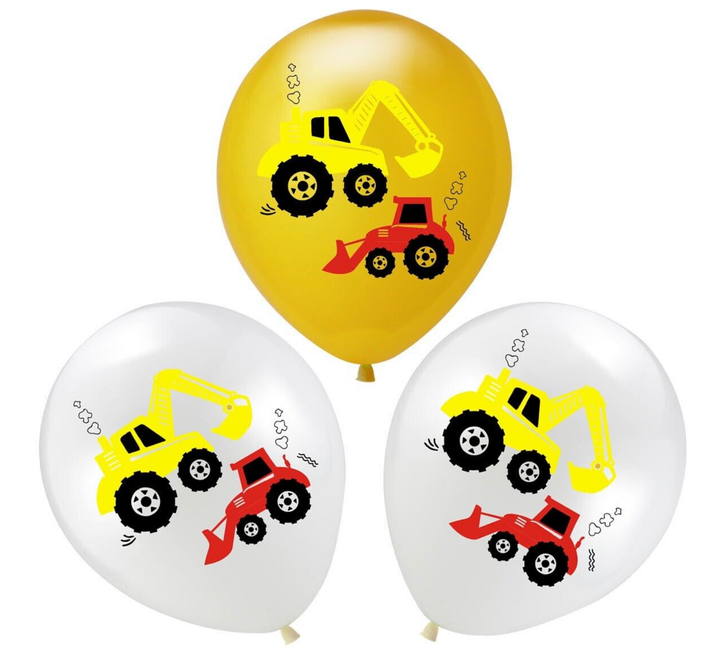 Truck Balloons 6 ps 12" Latex Happy birthday Party Fun KIDS DECOR AU