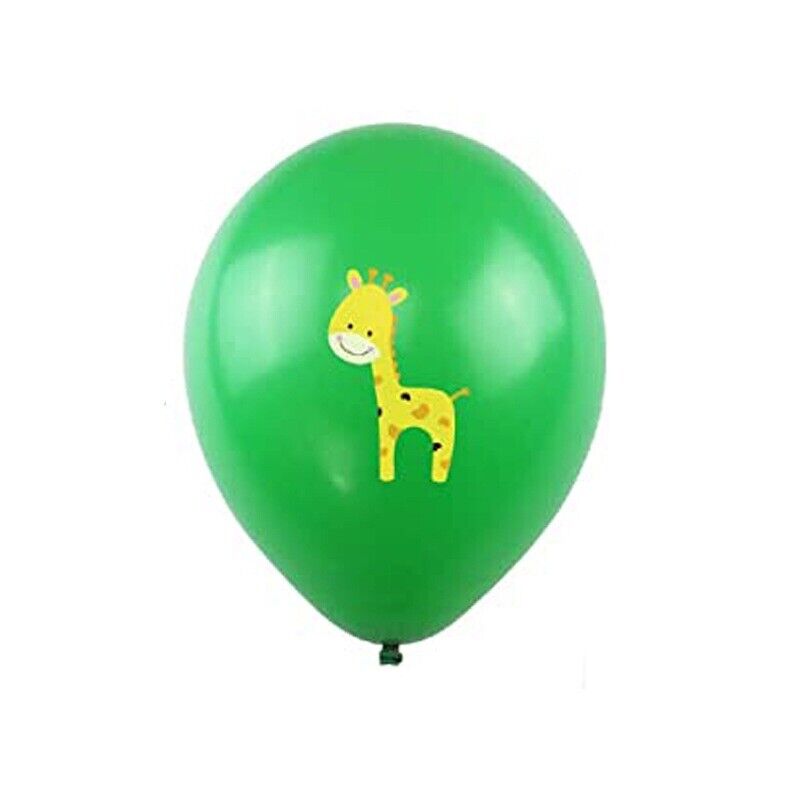 Jungle animals Balloons 5 ps Latex Birthday Party Fun DECOR AU STOCK