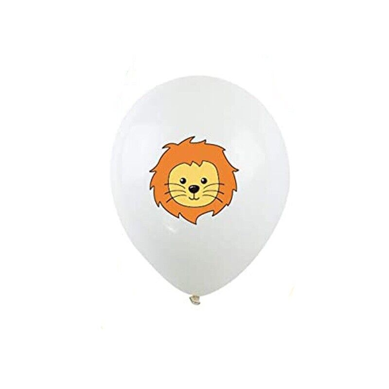 Jungle animals Balloons 5 ps Latex Birthday Party Fun DECOR AU STOCK