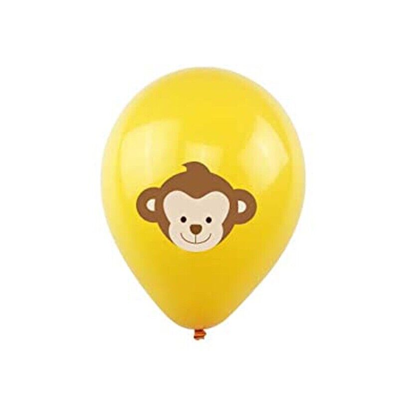 Jungle animals Balloons 5 ps Latex Birthday Party Fun DECOR AU STOCK