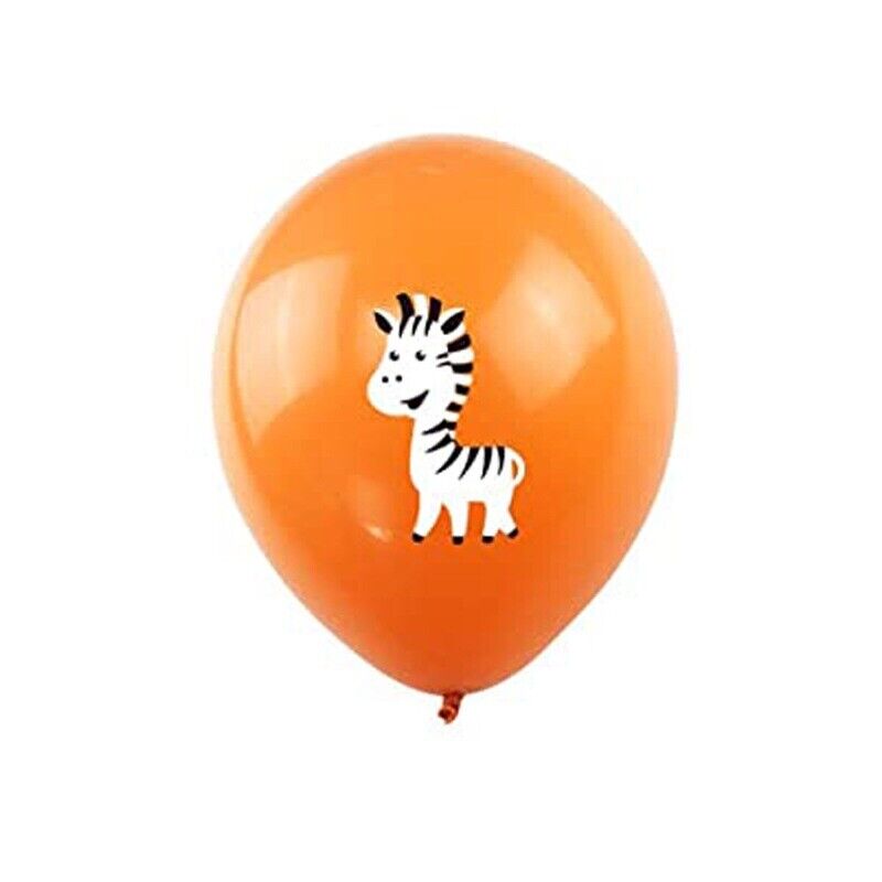 Jungle animals Balloons 5 ps Latex Birthday Party Fun DECOR AU STOCK