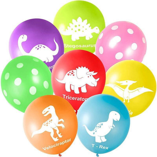 Dinosaur balloon 12 pcs 12'' Birthday Party Fun DECOR DINO untracked delivery