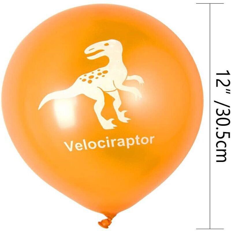 Dinosaur balloon 12 pcs 12'' Birthday Party Fun DECOR DINO untracked delivery