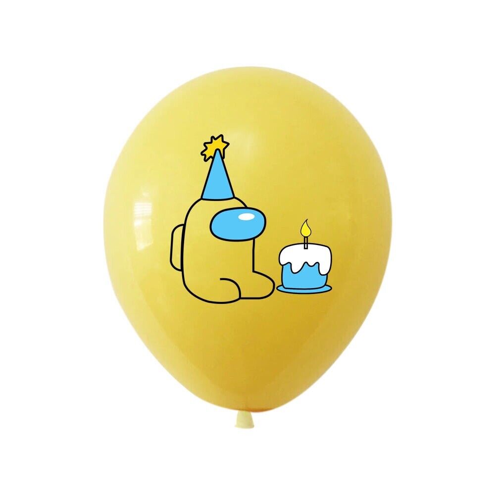 Among us Balloons 12 ps 12" Latex Happy Birthday Party Fun KIDS DECOR AU STOCK