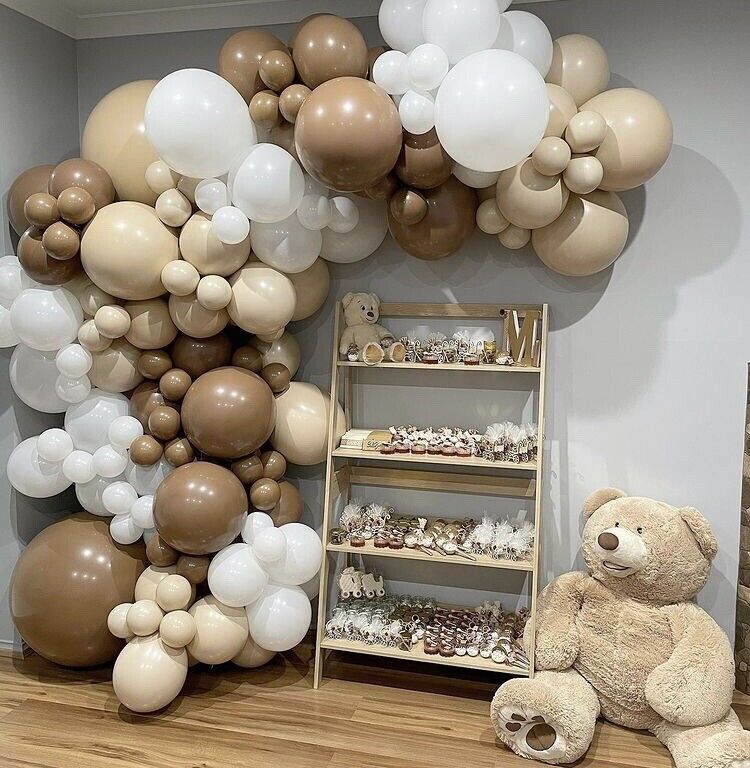 AU STOCK Coffee beige Balloon Garland Arch Wedding Baby Shower Birthday AU