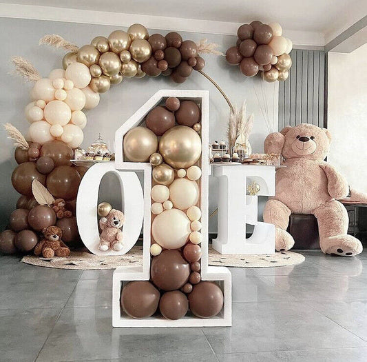 AU STOCK Coffee beige gold Balloon Garland Arch Wedding Baby Shower Birthday