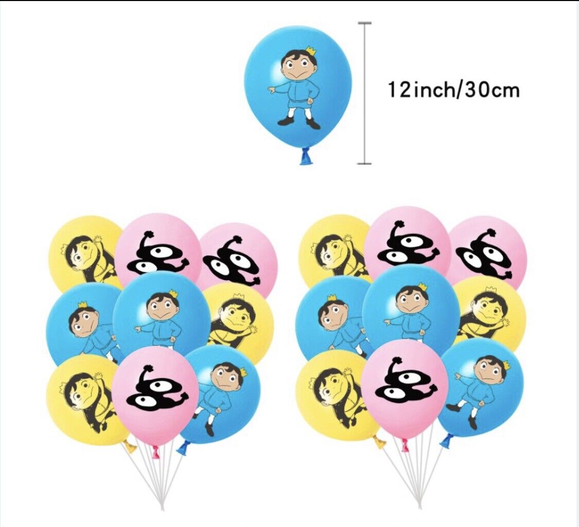 Ranking of Kings Balloons 12 ps 12" Latex Happy BirthdayParty Fun KIDS DECOR AU