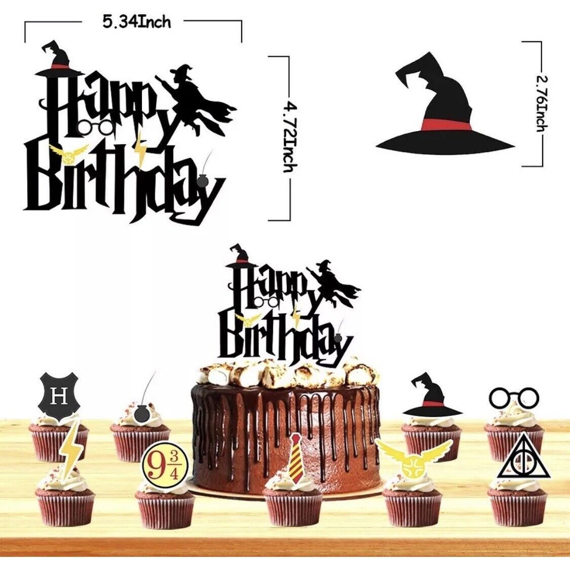 Harry Potter Happy Birthday Banner