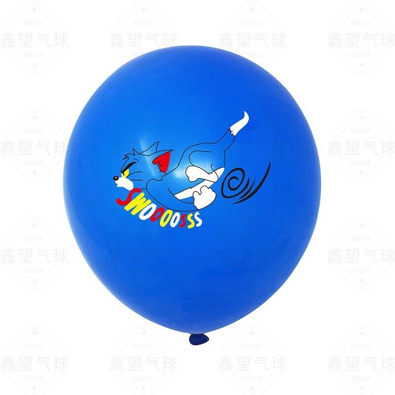 Tom and Jerry Balloons 12 ps 12" Latex Happy Birthday Party Fun KIDS DECOR AUs