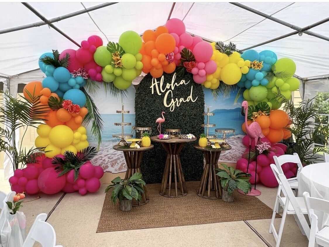 AU STOCK Balloon Arch Garland Wedding Party Birthday Rainbow balloons deco