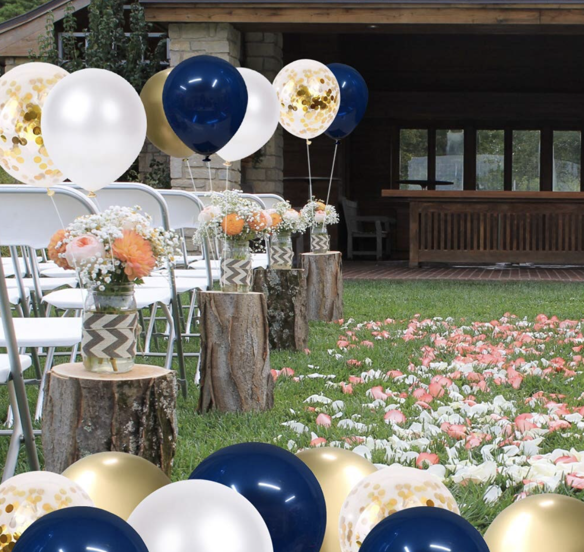 AU STOCK Navy Confetti Balloon Arch Garland Wedding Birthday Party baby shower