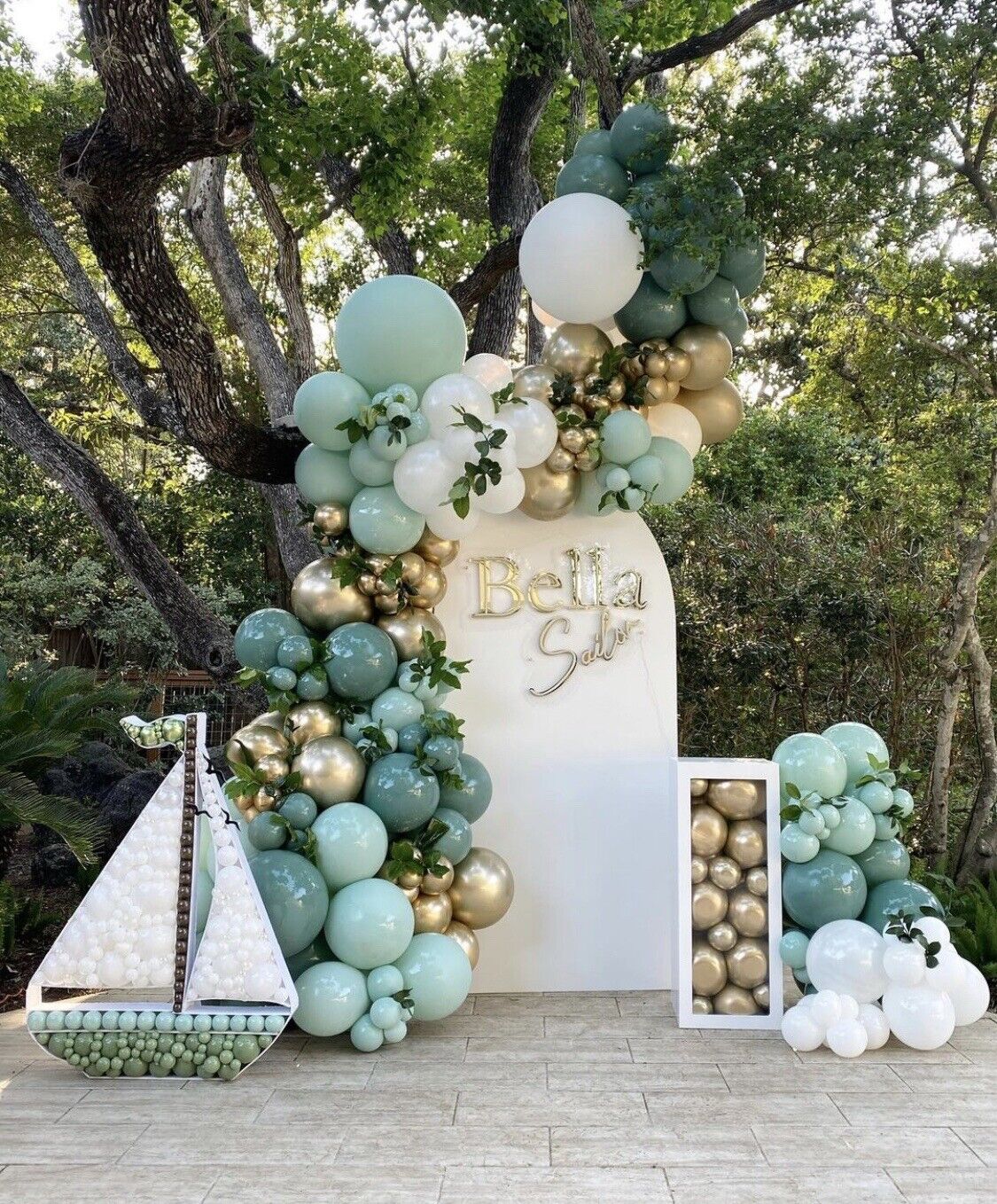 Retro Green Macaron Balloon Garland Arch Wedding Baby Shower Birthday Decor AU