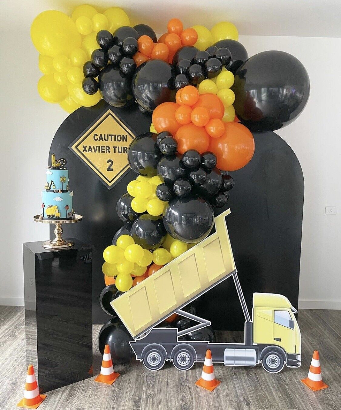 AU STOCK Balloon Garland Arch Wedding Baby Shower Birthday Deco party dump truck