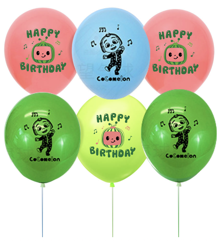 cocomelon Balloons Happy birthday KIDS banner  party set decor AU STO