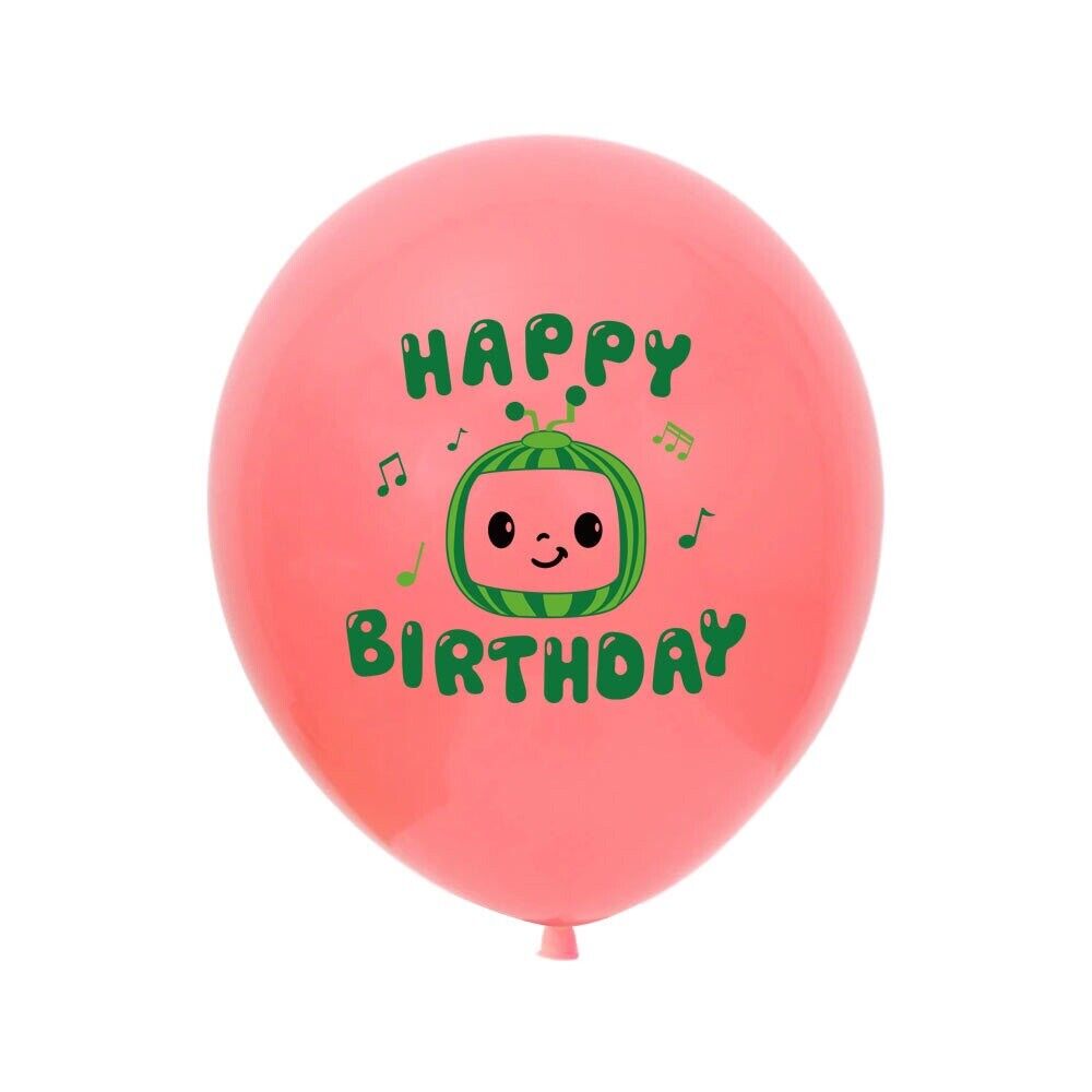 cocomelon Balloons Happy birthday KIDS banner  party set decor AU STO