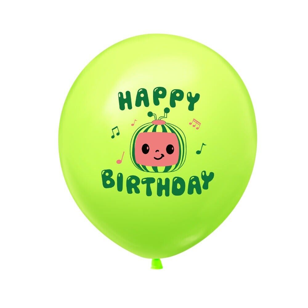 cocomelon Balloons Happy birthday KIDS banner  party set decor AU STO