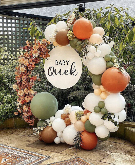 AUSTOCK Retro Orange Balloon Arch Garland Kit Baby Shower Wedding Birthday Party