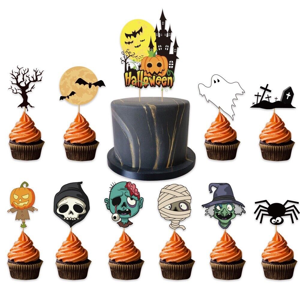 Halloween Banner Cake Topper balloon party set AU STOCK