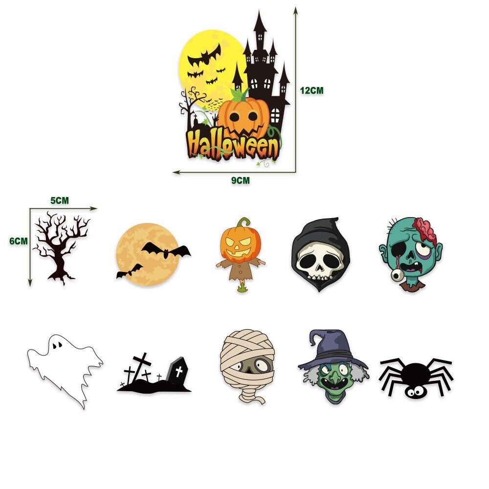 Halloween Banner Cake Topper balloon party set AU STOCK