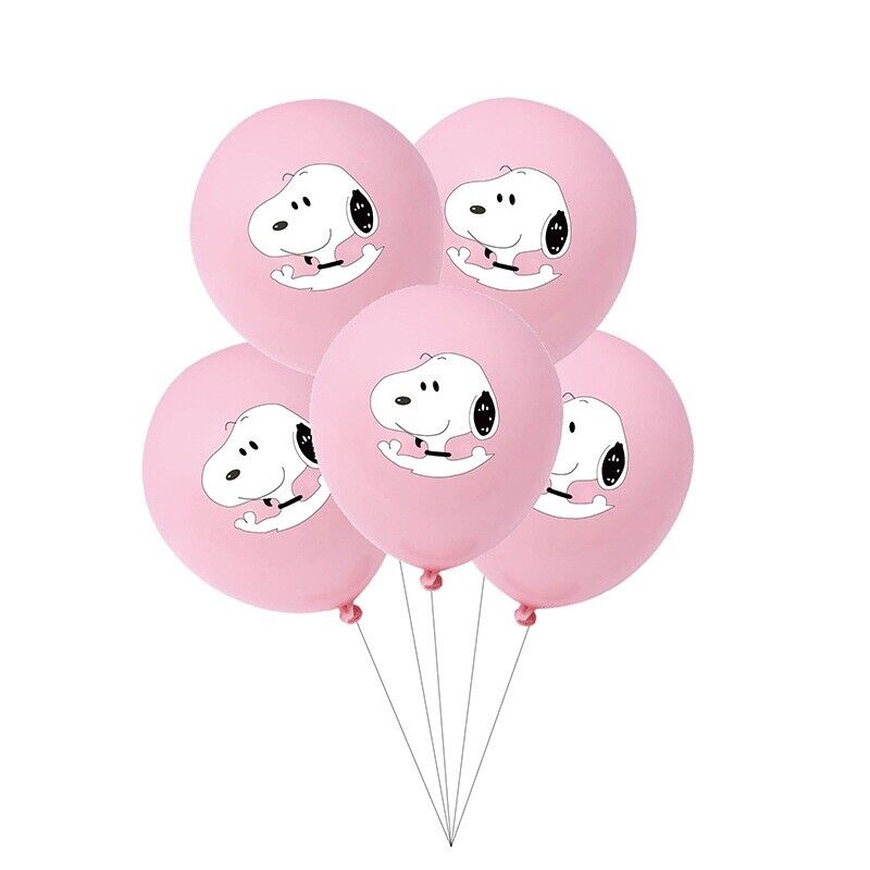 Snoopy Balloons 10 ps 12" Latex Happy Birthday Party Fun KIDS DECOR AU STOCK