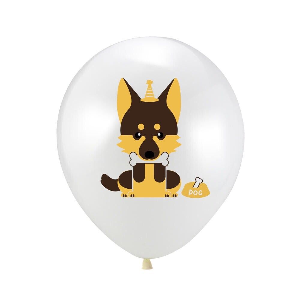 12 ps puppy Balloons 12" Birthday Party DECOR AU STOCK Pet Dog tracked delivery