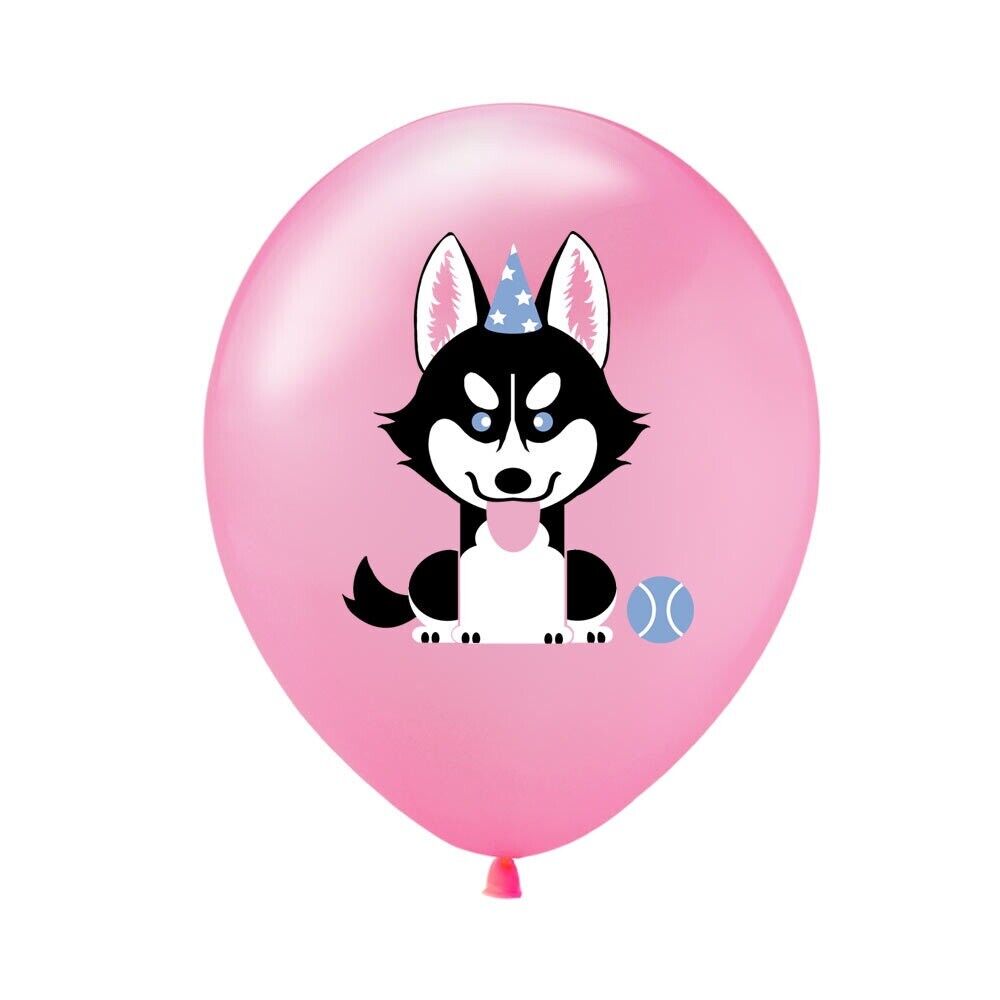 12 ps puppy Balloons 12" Birthday Party DECOR AU STOCK Pet Dog tracked delivery