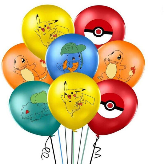 Pokémon Balloon 10 pcs 12" Birthday Party Fun DECOR AU STOCK tracked delivery