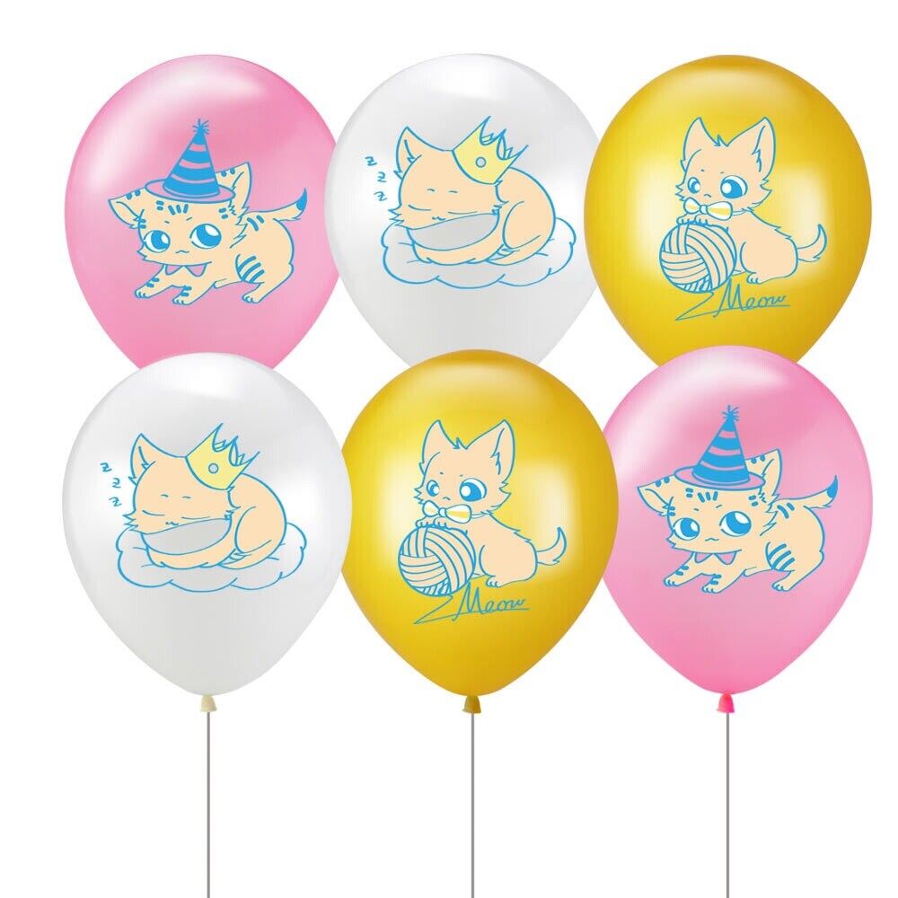 12 ps kitty Latex Balloons 12" Party Fun DECOR AU STOCK cat pet tracked deliver