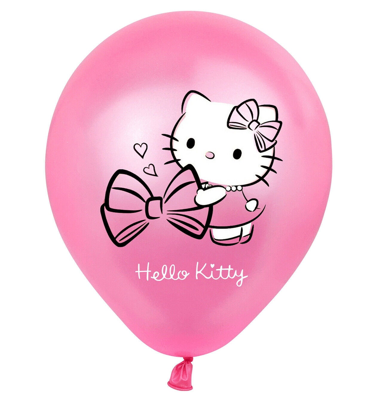 Hello kitty 12 ps 12" happy birthday balloons party fun kids decor au stockge