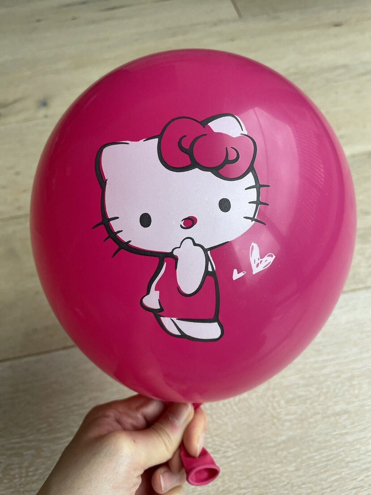 Hello kitty 12 ps 12" happy birthday balloons party fun kids decor au stockge