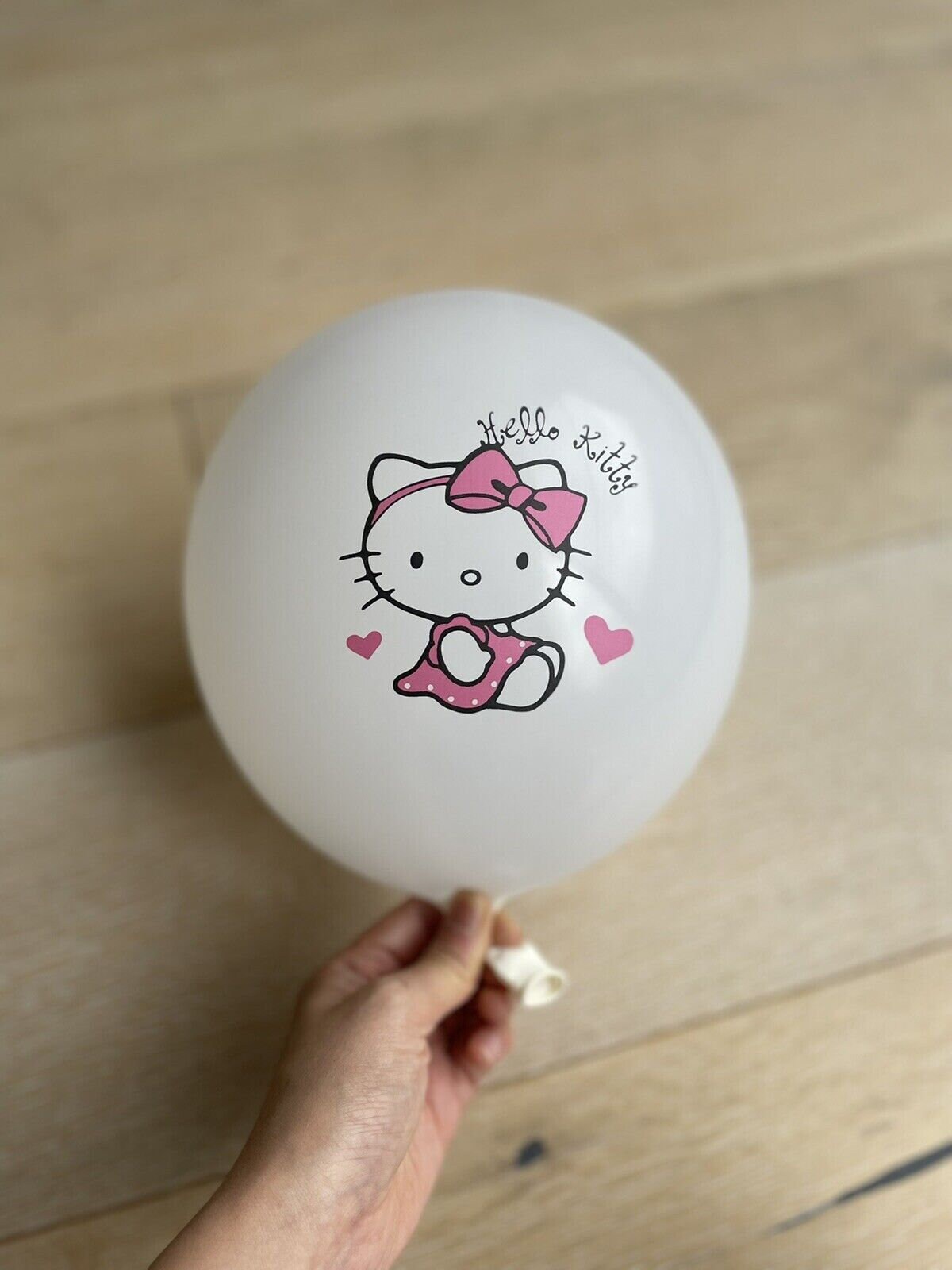 Hello kitty 12 ps 12" happy birthday balloons party fun kids decor au stockge